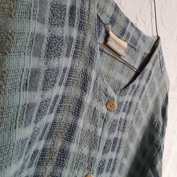 Coldwater Creek highly textured shirt - Picture 5 of 7
